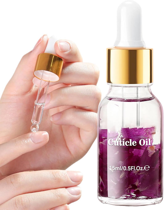 Nail Cuticle Oil, Fingernail Care Set, 15ml Mild Cuticles Repairing, Product Nourishing, Formula for Home Use, Damaged Fingernails Caring, Moisturizing, Daily, Women