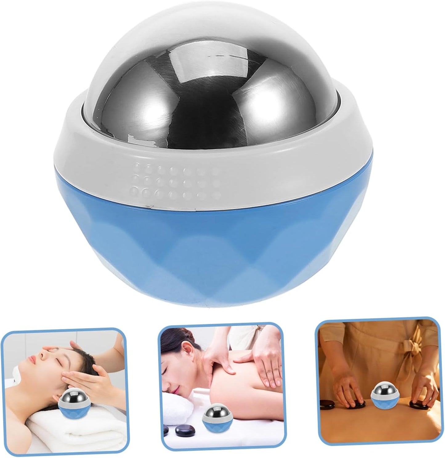CALLARON Accessori Per Massaggi Per Massaggio Muscolare Per Massaggio Facciale Massaggiatore Attrezzo Freddo Di Ghiaccio Mano Acciaio Inossidabile