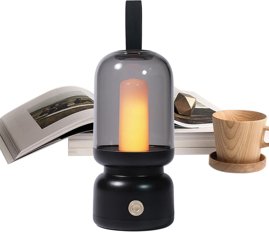 LED Tent Lantern, Cordless Table Lamp, Long Lasting Battery Light, Portable Outdoor Camping Gear, Water-Resistant Hiking Equipment, Indoor Bedroom Lighting for Travel Fishing