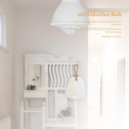 Motion Sensor Light Smart Bulb - Infrared Body Sensing GU10 Bulb, 5W 500LM LED, AC100-240Volt White Light for Indoor Lighting