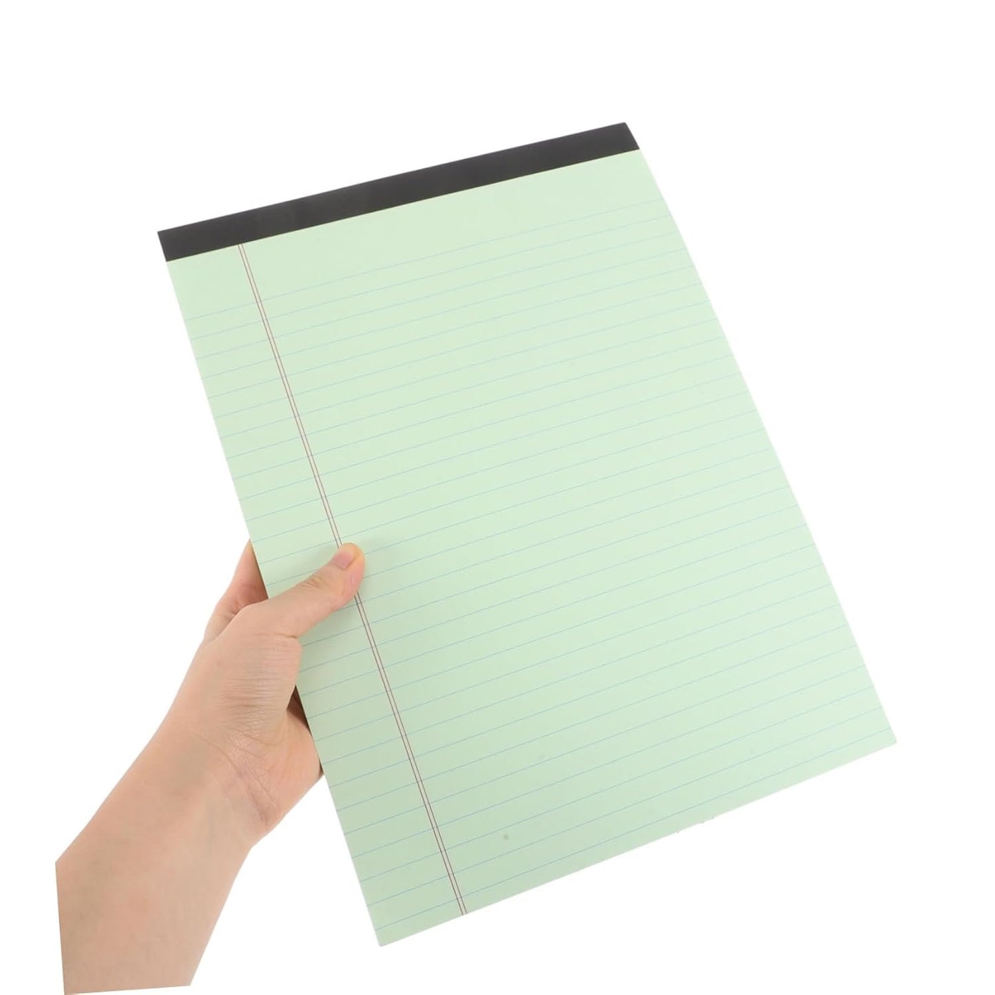 FUNNETOYU 4pcs College Ruled Legal Pads: 11.7 X 8.5 Inch A4 Writing Notebook - Clear Print Paper Note Pads - Office Home School Supplies
