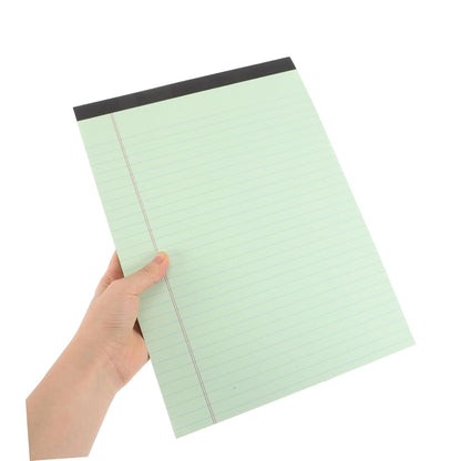 FUNNETOYU 4pcs College Ruled Legal Pads: 11.7 X 8.5 Inch A4 Writing Notebook - Clear Print Paper Note Pads - Office Home School Supplies