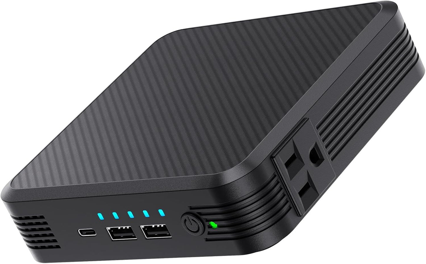 Laptop Power Bank with 100W AC Outlet, 72Wh/20000mAh Portable Laptop Charger with 65W PD USB C Fast Charging, Power Station for Home Backup Power Camping Business Travel