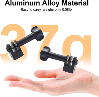 Mechrig Aluminum Alloy Tripod Mount Adapter for GoPro Hero 13/12/11/10/9/8/7, Mini 1/4-20 Metal Monopod Mount for AKASO Campark and Other Action Cameras