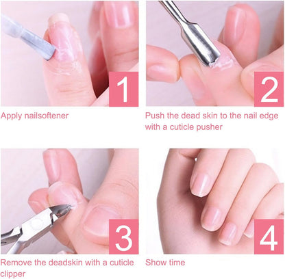 Cuticle Oil - Nail | Nourishing Hand Moisturiser | Hydrating Gel With Vitamin E And Peppermint, Softens Cuticles, Removes Dead Skin, Nail Polish Prep Care Daily Used