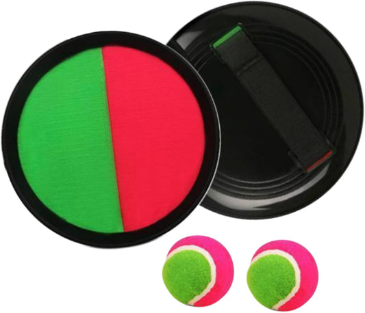 Tossing and Catch Ball, Ball Toss Game Kids, Sticky Sports Toy Set, 9.06 x 7.87 x 2.36 Inches, Engaging Activity for Outdoor Play, Camping, Travel, Playground, Parent Child Bonding