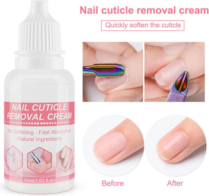Cuticle Cream, Nail Softener, Professional Repair, Hydrating Formula, Strengthening Effect, Daily Care on Dry, Dead Skin, Moisturizing Medication for Healthy Nails and Cuticles