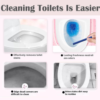 Sciasi Toilet Cleaning Sticks, Multifunctional Drop in Tank Cleaner, Deodorizing Toilet Cleaning Sticks, Easy to Use, Automatic Long Lasting Freshness, Essential Bathroom Deodorization (4Pcs)