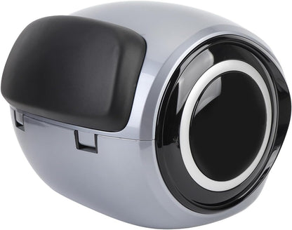 Bauletto per litri, bauletto per moto con serratura di sicurezza, cuscino posteriore, fodera rimovibile e lavabile, bauletto posteriore impermeabile per bici (GRAY)