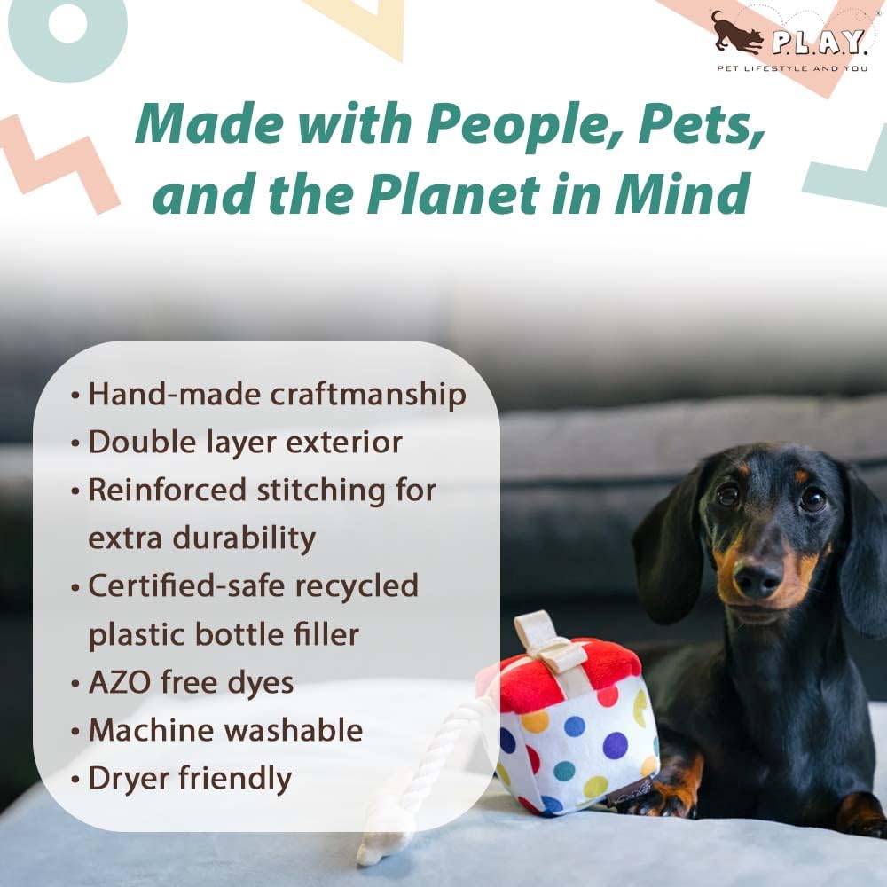 P.L.A.Y. PET LIFE AND YOU Dog Toy_Plush Toy - Party Present_XS