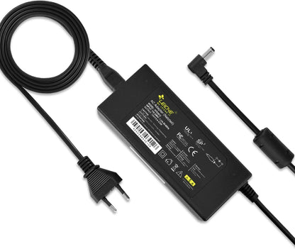 LElCKE 12V 5A 60W Power Supply for Notebook, LED Strips, MiniPC, PicoPSU ATX, ITX, TFT-LCD Screens, TV, NAS, External Hard Drives, Routers, Hubs, Switches, etc.