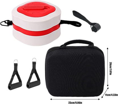 Exercise Bands, Full Body Resistance Set, Muscle Training Gear, 9.06x7.87x4.33 Inches, Long Lasting Fitness Tubes, Strength Equipment for Legs, Arms, Chest, Core Home Workouts