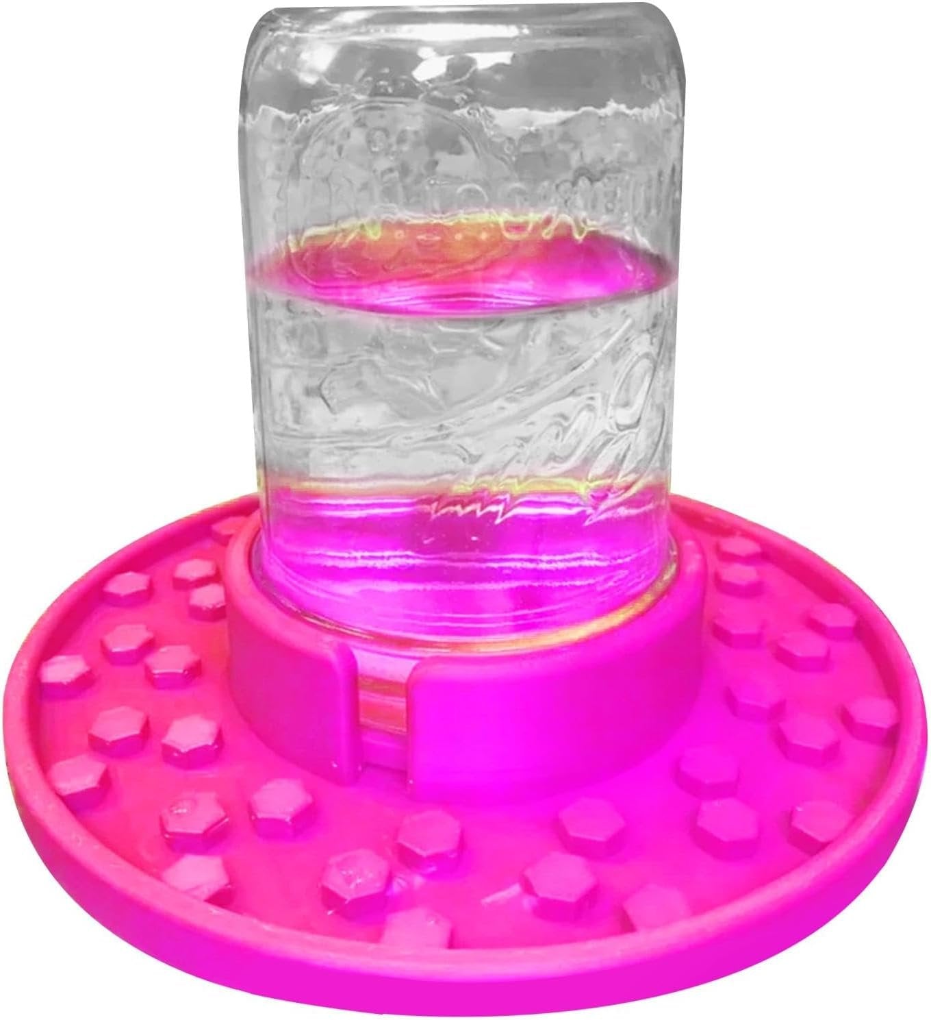 Bee Watering Station - Bee Feeder Jar, Portable Bee Waterer Tool, Garden Bee Drinking Fountain | Durablee Bee Water Dispenser, Multifunctional Bee Water Feeder for Garden Decoration, 7.48x6.69 Inches