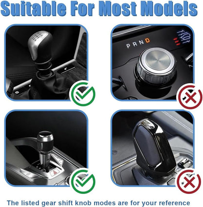 NHQ Car Gear Shift Knob Cover, Car Interior Accessories, Universal Gear Shift Knob, Sweatshirt for Car Gear Shift Knob Cover Hoodie, Black