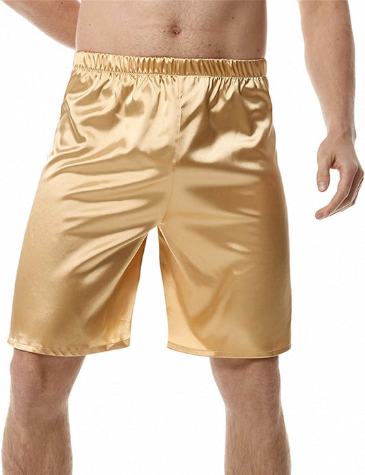 Star Boy Uomo Estate Fitness Sport Tempo Libero Tinta Unita Nero Singolo Strato Pantaloncini per Uomo Tech Mens Pantaloni, Giallo, XXL