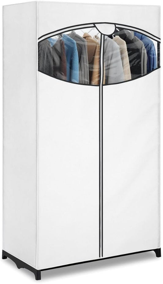 Whitmor, Clothes Fabric, 36", Closet with White Cover