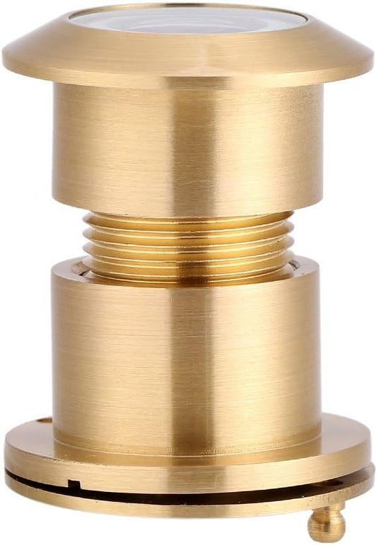 Spioncino per Porta con Copertura per la Privacy, Angolo di Visione Unidirezionale Spioncino per Spioncino di Sicurezza con Copertura per la Privacy Rotante Larghezza 28 Mm per (Oro)