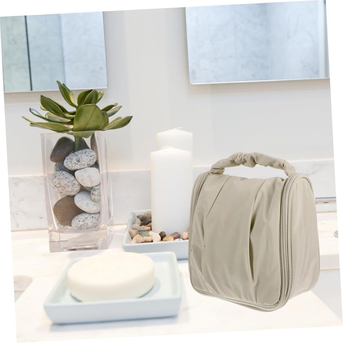 BESTYASH Travel Cosmetic Bag Large Capacity Makeup Organizer Portable Toiletry Bag for Travel Easy for Toiletries and Cosmetics