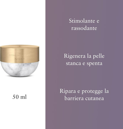 RITUALS The Ritual of Namaste Ageless Night Firming - Anti-Wrinkle with CICA Firming Complex, Moisturizing Repairs and Protects Skin Barrier - 50ml