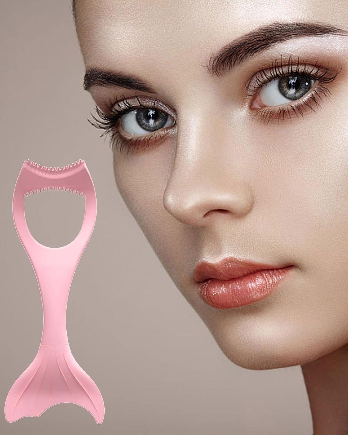 KGDUYC 1 Piece Eyeliner Model- Eyelash Model, Multifunctional Eye Makeup Comb Auxiliary Eyeliner Makeup Accessories Accessory for Applying Mascara