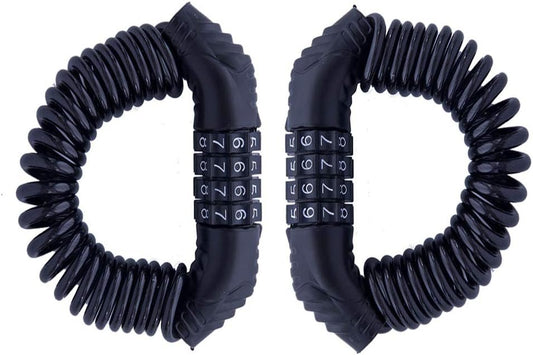 UiiziC Bike Chain Lock, Portable Bicycle Security 5 Digit Resettable Combination Lock with Heavy Duty Alloy Steel Chain