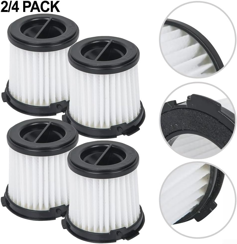 WA6077 - Set di filtri HEPA per WORX CUBEVAC WX030 e WX030 9 Essential Home Cleaning Supplies (confezione da 4)