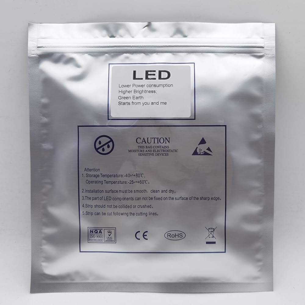WS2815 DC12V WS2812B WS2813 LED Strip Light RGB Single Addressable LED Lights Dual Signal 30 60 144 LEDs IP30 65 67 (White PCB IP67, 5M 60 LED/M)
