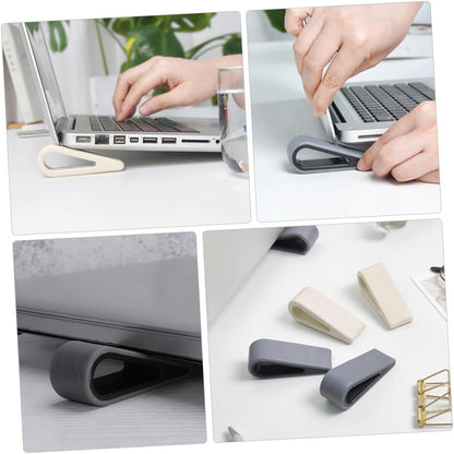 SWOOMEY 4pcs Laptop Computer Brackets Desk Heightening Support Cooling Pad Ergonomic Notebook Stand