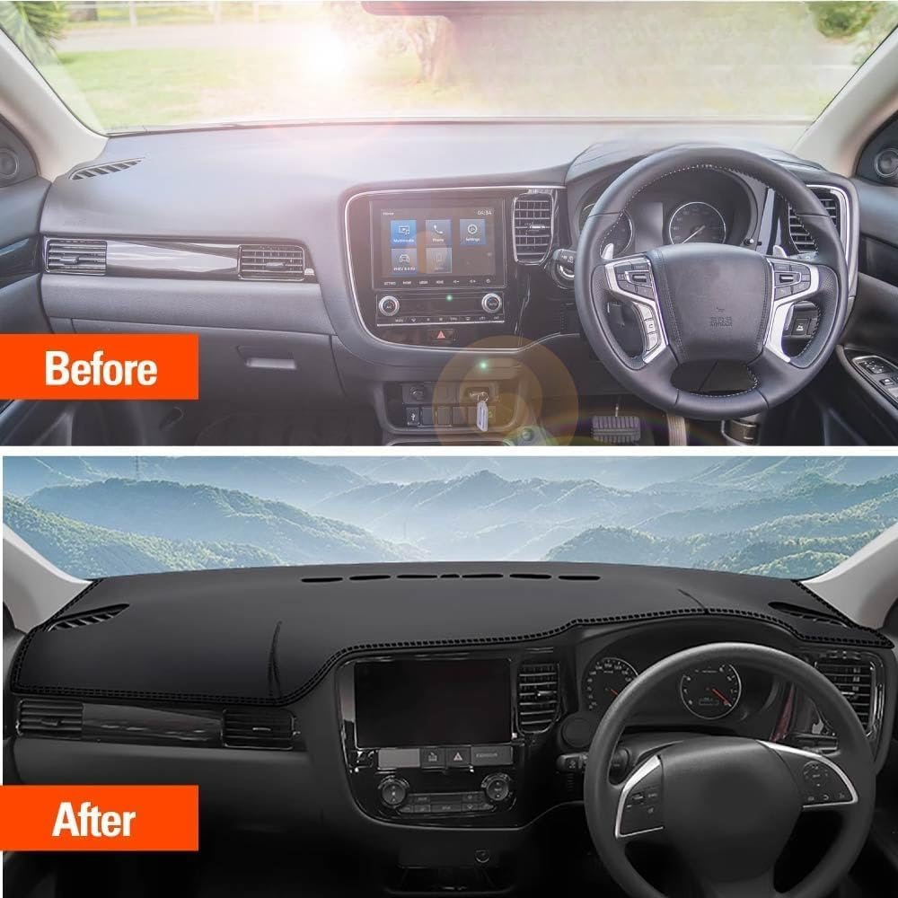 Dash Mat Pad Cover Non-Slip Fit for Mitsubishi Outlander 2012-2021 Interior Accessories