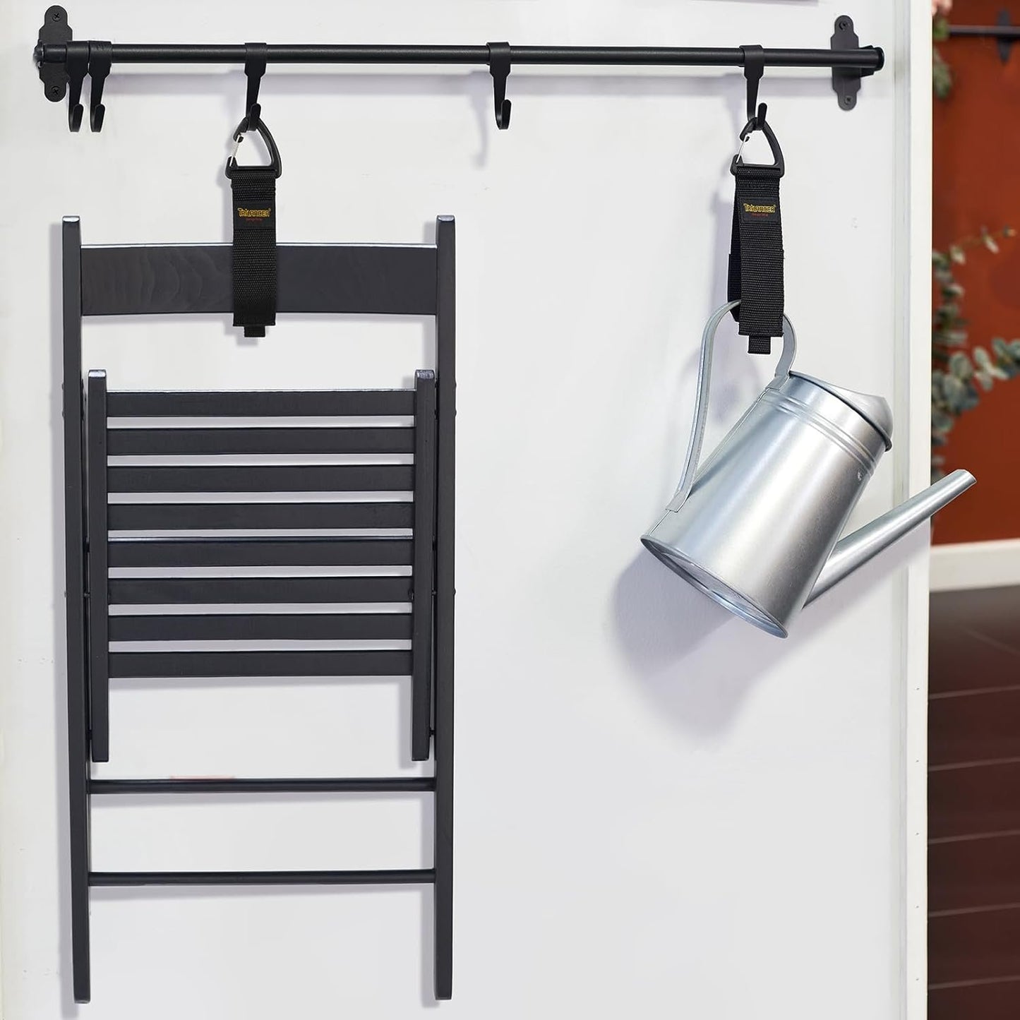 Trilancer Hook-and-Loop Storage Straps with Triangular Buckle to Hang on Walls for Cables, Wires, Rope, Hoses, Organization for Home, Garage or Workshop（2*S，4*M，4*L）