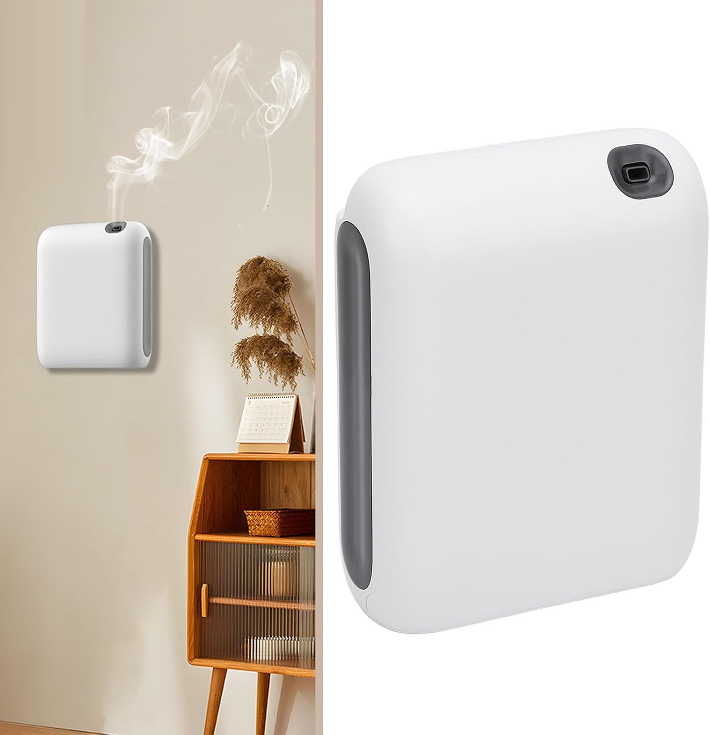Essential Oil Diffusers for Home, Smart Scent Air Machine for Home, Hotel Collection Diffuser, Waterless Essential Oil Diffuser with Automatic Timing Function APP Control