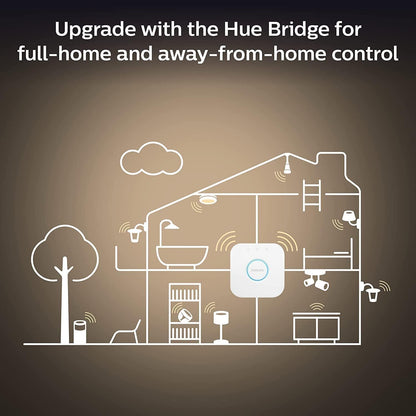 Philips Hue White Ambiance Enrave, Plafoniera Smart, Media, con Bluetooth, 19.2 W, Telecomando Dimmer Switch Inlcuso, Nero