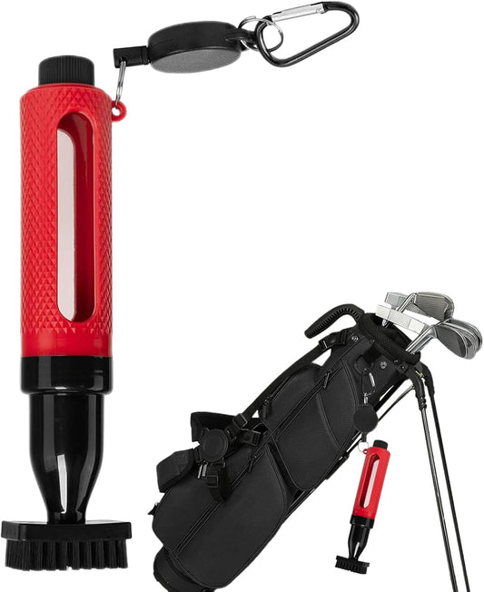 Golf Club Cleaner, Portable Brush, Multifunctional Cleaning Tool, ABS Waterproof Regripping Supplies, Essential for Practice Range and on-The-Go Maintenance, 20 x 4 cm
