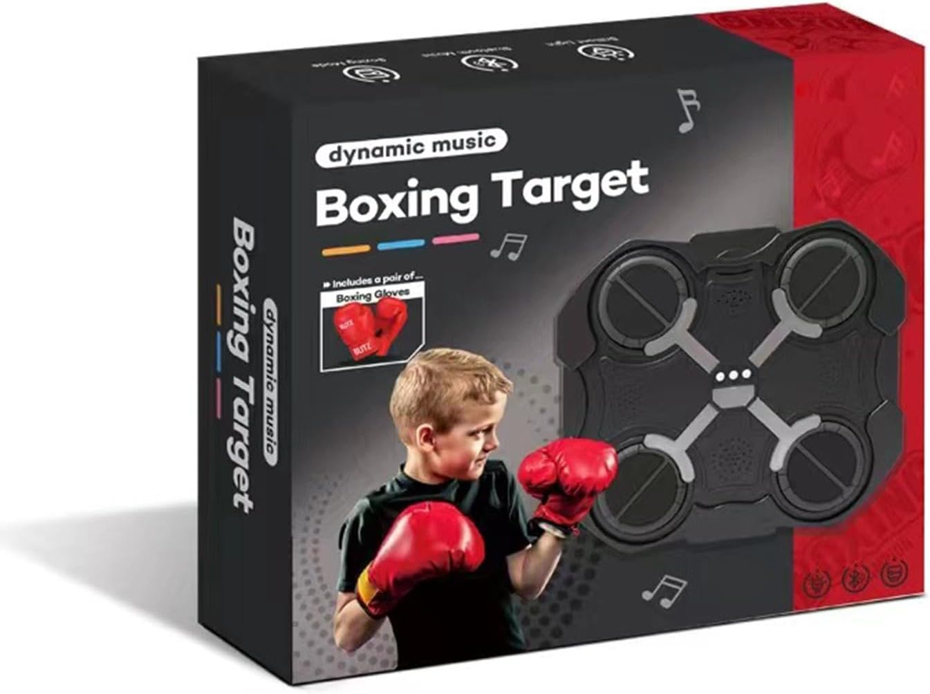 Music Boxing Machine, LED Touch Screen Boxing Target, Wireless Boxing Equipment, Smart Boxing Workout Gear, Adjustable Punching Target, Home Gym Boxing Machine, Office Fitness Equipment
