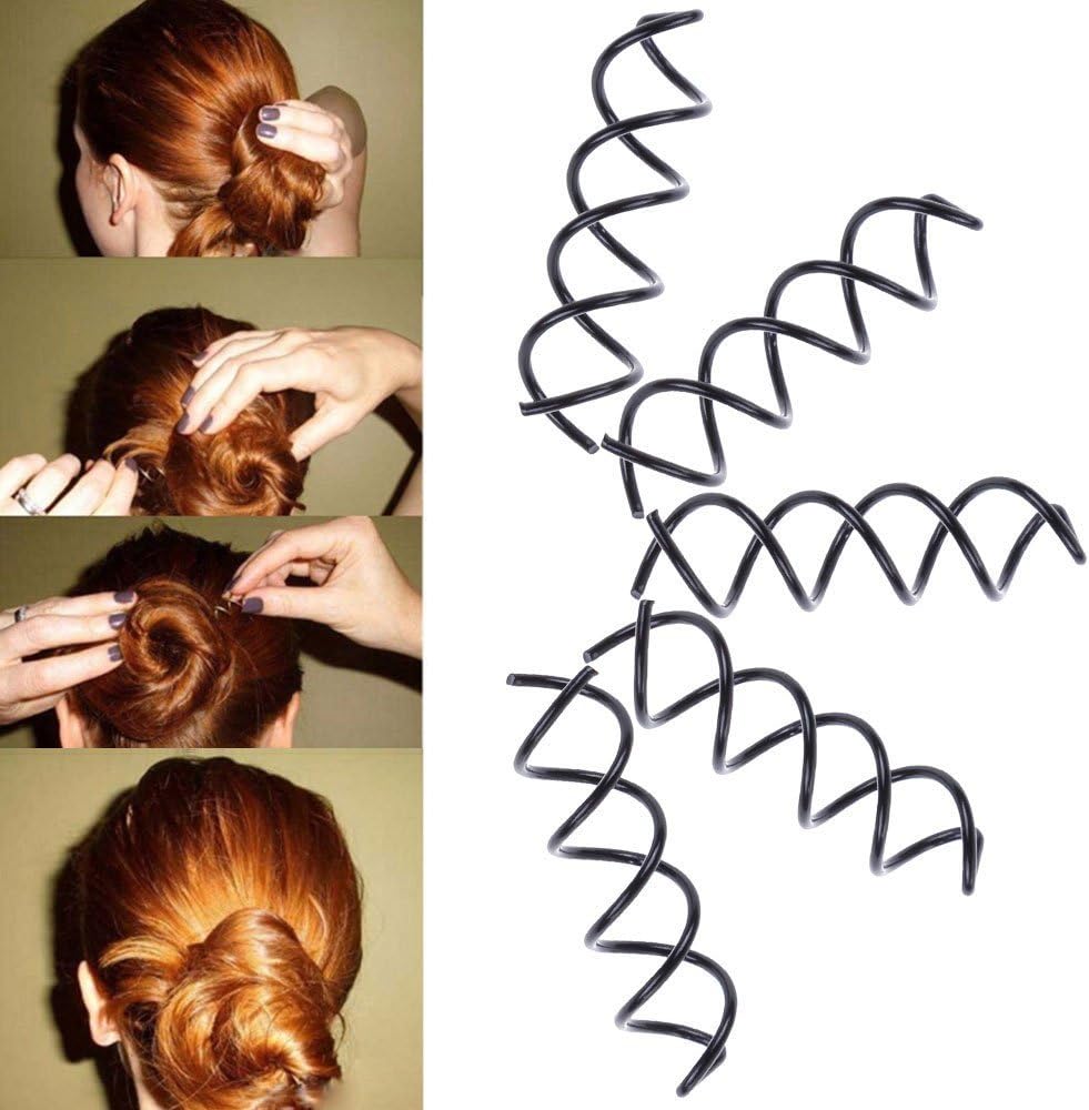 Lictin Hair Bun Hair Accessories – 70 Pieces, Hair Styling Set (Black)