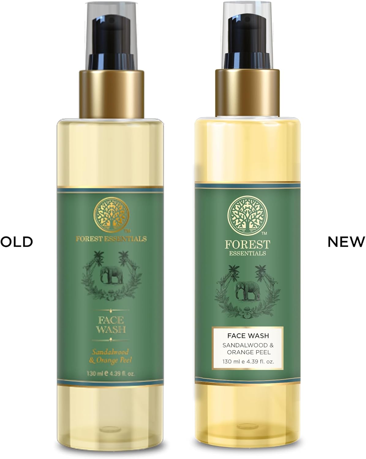 Forest Essentials Facial Cleanser Sandalwood & Orange Peel 130ml (Face Wash)