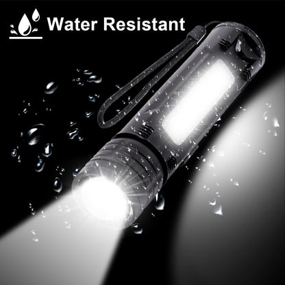 Flashlight Rechargeable, 5 Modes LED Torch Light 500000 High Lumen Super Bright, Zoomable, Water-Resistant, Tactical Flashlights for Camping, Hiking, Emergencies, Dog Walking Outdoor Indoor(2 Pack)