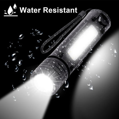 Flashlight Rechargeable, 5 Modes LED Torch Light 500000 High Lumen Super Bright, Zoomable, Water-Resistant, Tactical Flashlights for Camping, Hiking, Emergencies, Dog Walking Outdoor Indoor