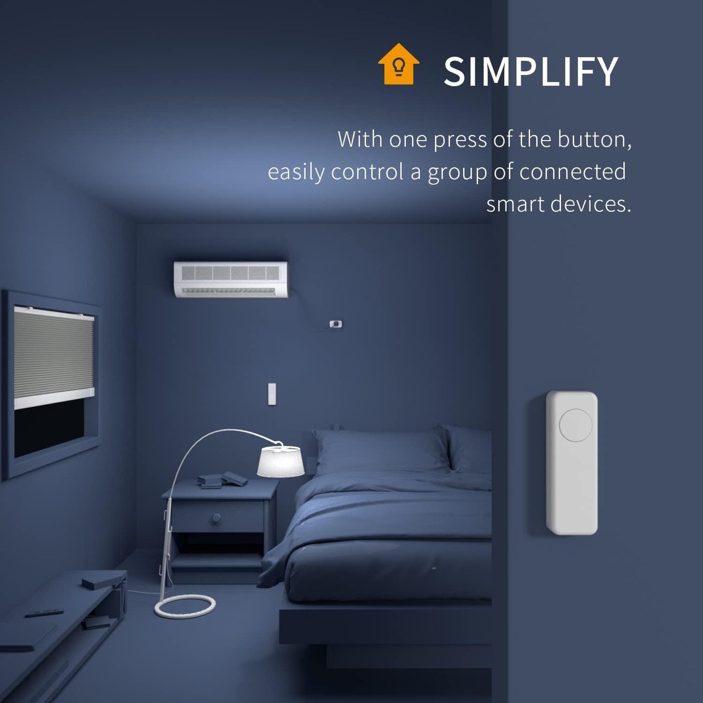 THIRDREALITY ZigBee Smart Button Yellow, 3-Way Remote Control, Require Zigbee hub, Work With SmartThings, Aeotec, Hubitat, Home Assistant, Third Reality Hub, Battery Included.