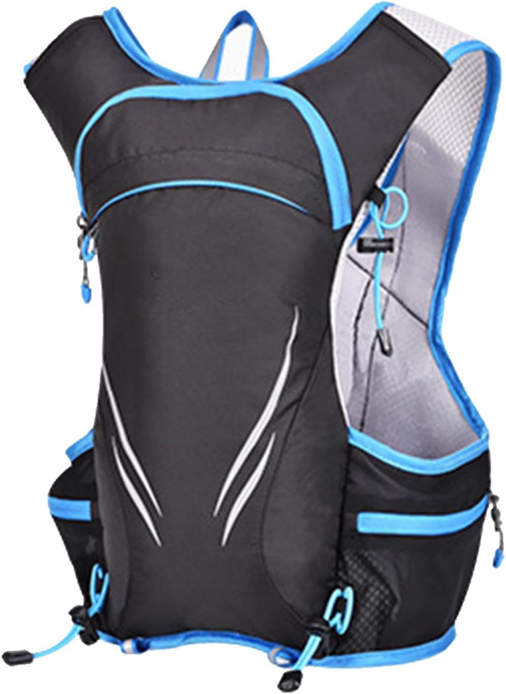 Sports Trail Backpack, Men's Chest Bag, Outdoor Workout Gear, Large Capacity Vest Reflective Safety Bag Hiking Trail Vest Workout Chest Pack Men's Sports Gear Trail Running Backpack, blue, Please