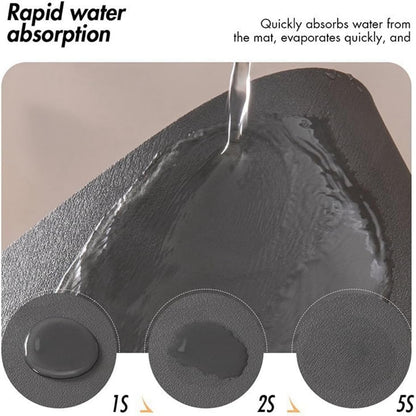 Jrifedptry Tappetino per dispenser d'acqua per cani per cibo e acqua, senza macchie, asciugatura rapida, 30 x 40 cm, A