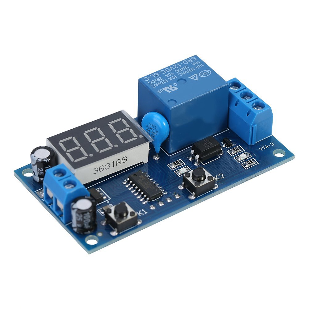Cycle Delay Timer Switch Adjustable Relay Module High Precision Stable Safe for Home Automation and Industrial Use