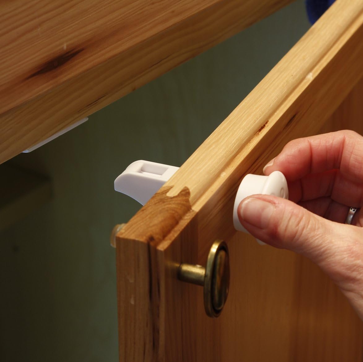 Magnetic Cabinet Locks with Adhesive, Easy Installation Tool - Child Proof Drawers - No Tools Or Screws Needed - Jool Baby (Standard, 4.0, Pack)