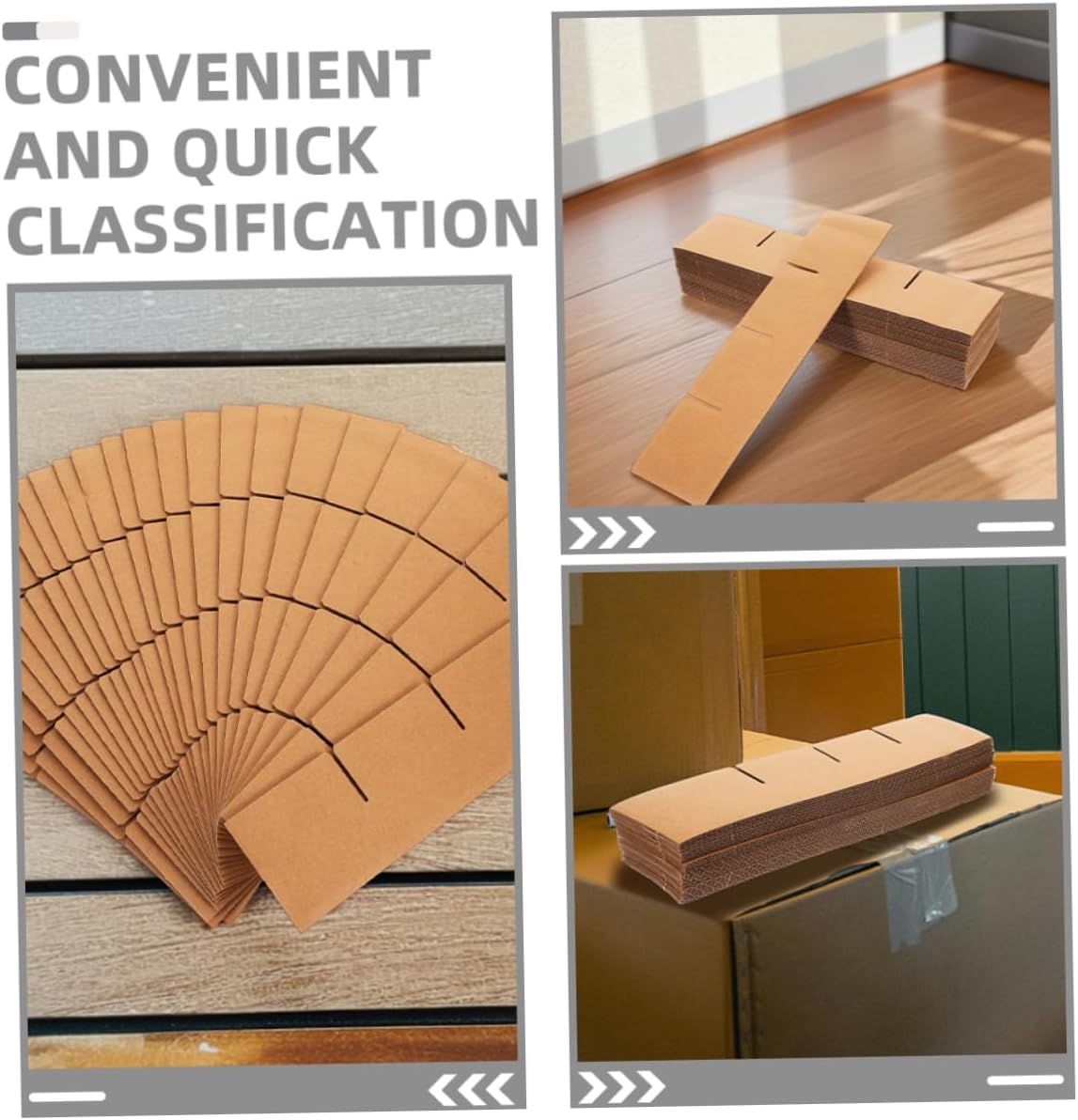 ERINGOGO 48pcs Boxes Cardboard Box Dividers for Packing and Shipping Protective Inner for Safe Storage of Electronics and Home Goods Versatile Packing Supplies for Efficient Organization