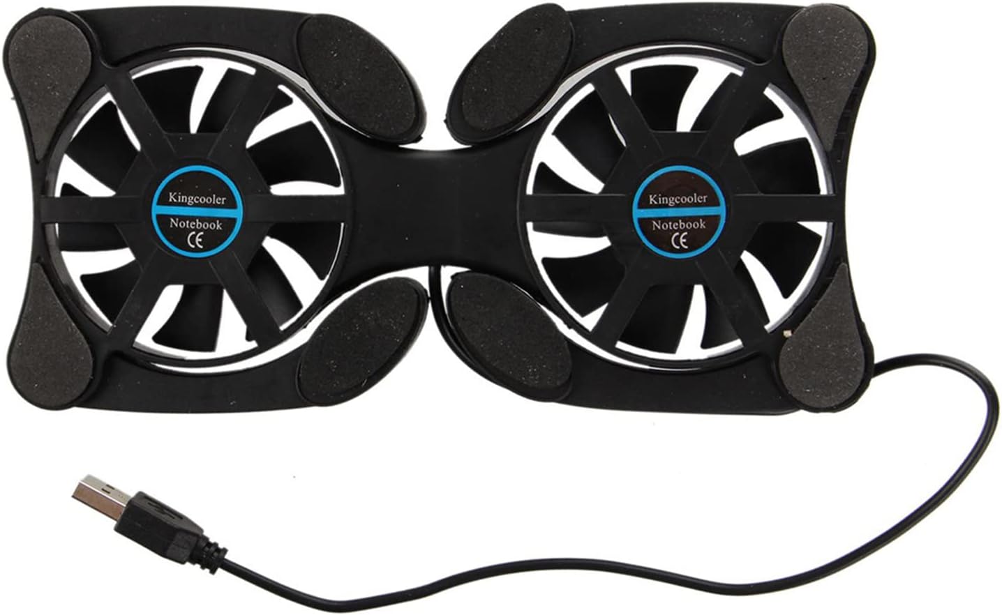Laptop Cooling Pad, Octopus Folding Dual Fan Cooler, Computer Chill Mat No Noise, Portable Laptop Fan Stand Cooling