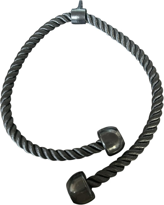 Long Tricep Rope, Rope Pull Down Attachment 47 55 63Inch Length Long, Tricep Rope Cable Attachment, Tricep Pull Down Rope for Home Gym Pulley System,Cable Machine Attachment