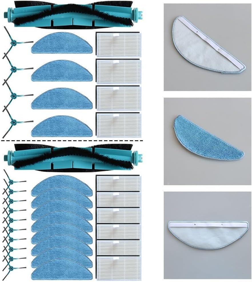 Cleaning Essentials - Set di filtri per scopa principale e panno per mocio, compatibile con aspirapolvere MEDION X41 Series (B)