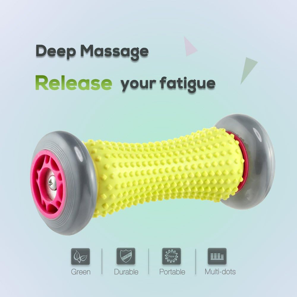 Pejoye Foot Massage Roller Reflexology Acupressure Forearm Wrist Forearm Forearm Forearm Massage for Recovery of Plantar Fasciitis and Tense Muscles
