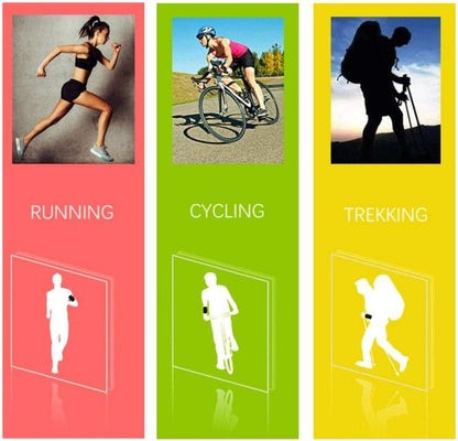 DFV mobile - Professional Cover Chinlon-Lycra Ultra-Thin Armband Sport Walking Running Fitness Cycling Gym per TD Tech P50 (2021) - Orange