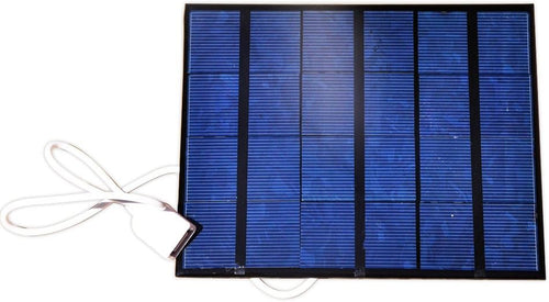 NUZAMAS Poartable Solar Panel Charger 6V USB Connecton Power Recharge for Smart Phone iPhone Outdoor Camping Hiking Fishing